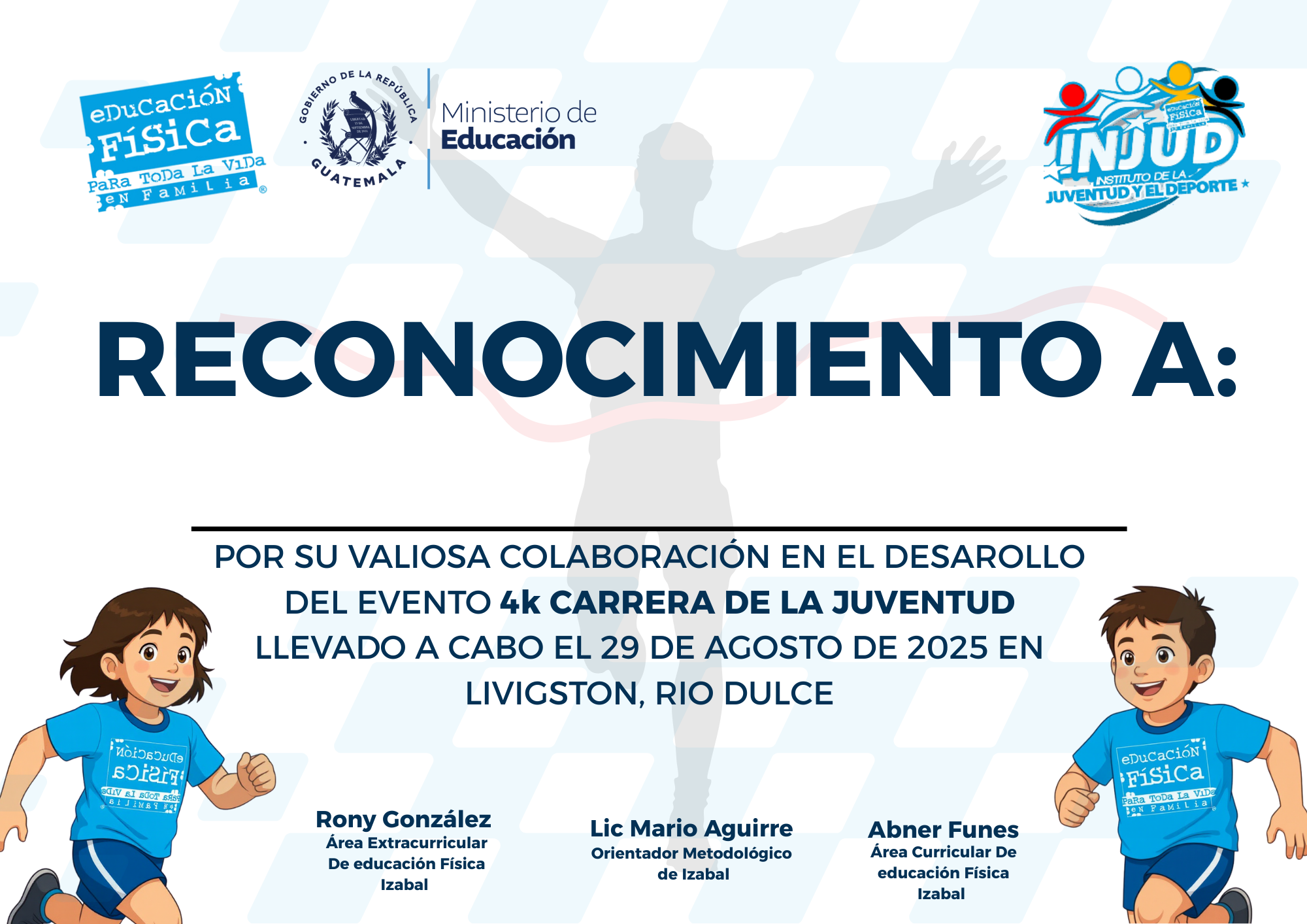 Plantilla para Carrera De la Juventud 4k Rio dulce 2025	